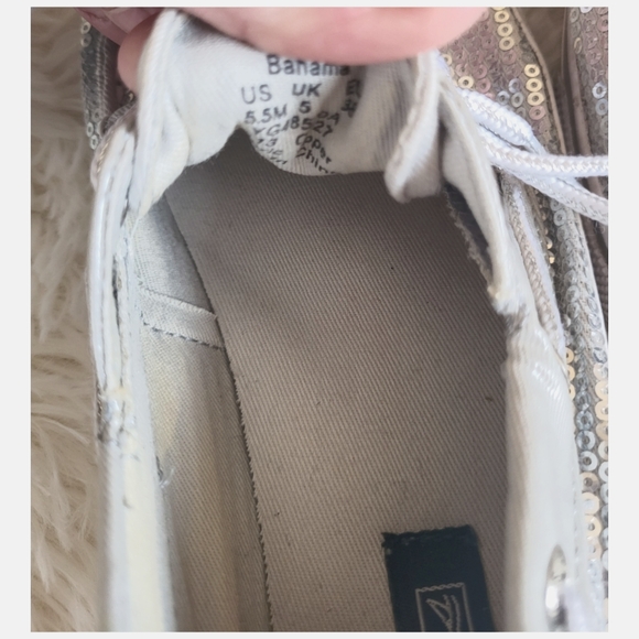 Silver Sequins Sperrys - Picture 5 of 6